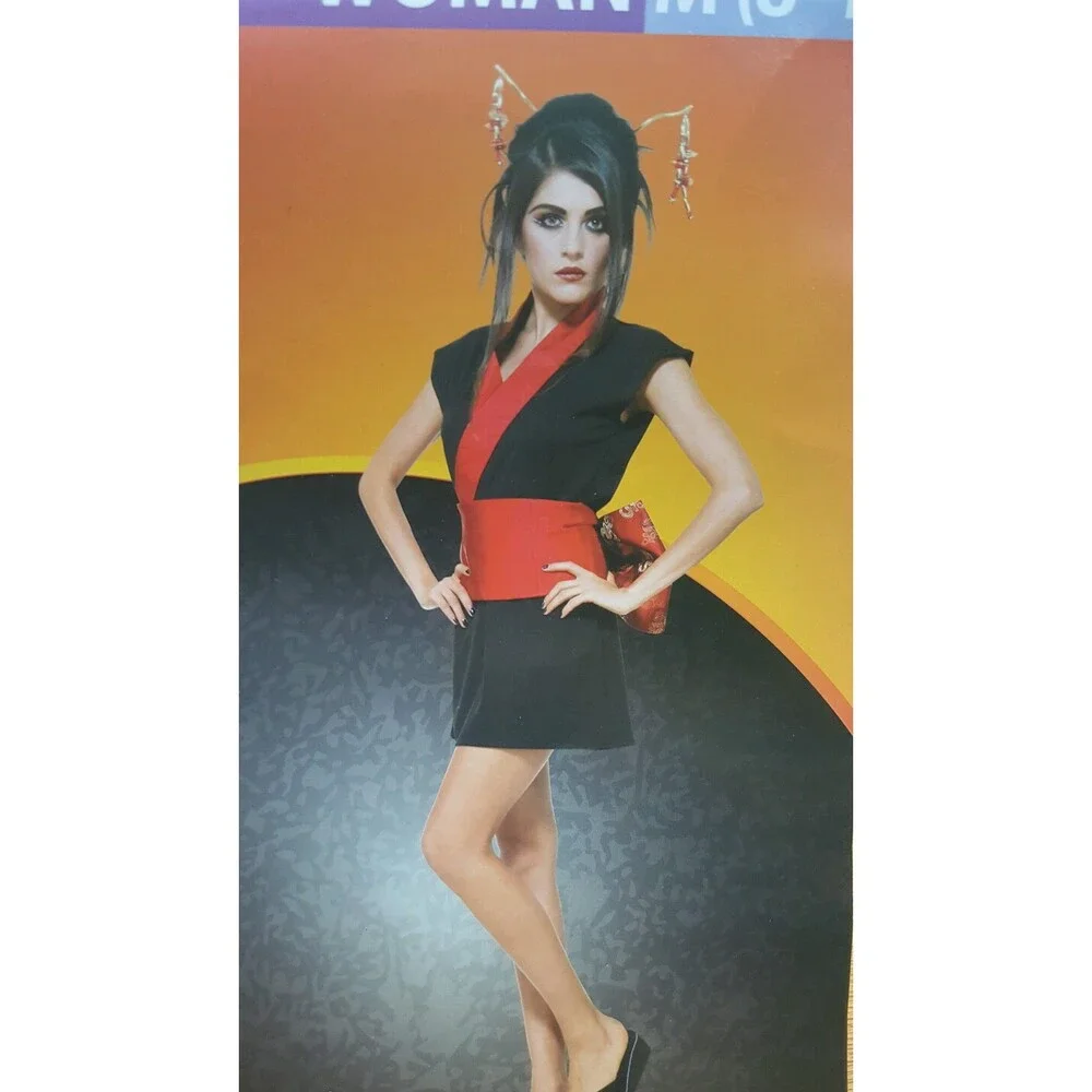 XX 810714 Geisha Woman Rubies Costume